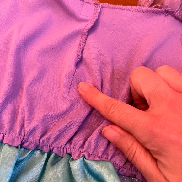 Disney Princess Ariel Costume Dress – Girls Size 4-6X 🧜‍♀️✨ Halloween - Picture 5 of 7